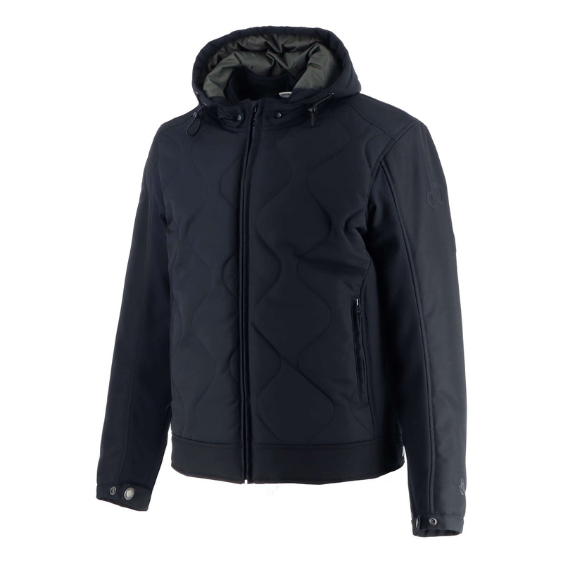 Blouson textile Helstons Alaska noir/noir