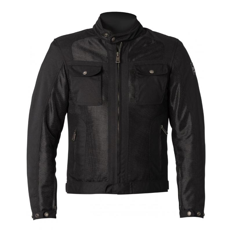 Blouson textile Helstons Collins Mesh noir- L