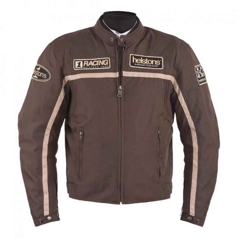 Blouson textile Helstons Daytona marron/beige- S