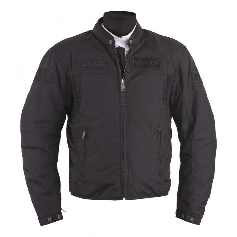 Blouson textile Helstons Daytona noir/noir- M
