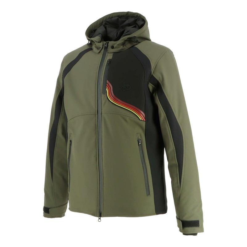 Blouson textile Helstons Jump kaki/noir- S