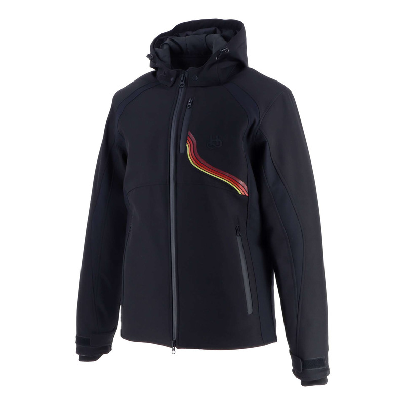 Blouson textile Helstons Jump noir/noir- M