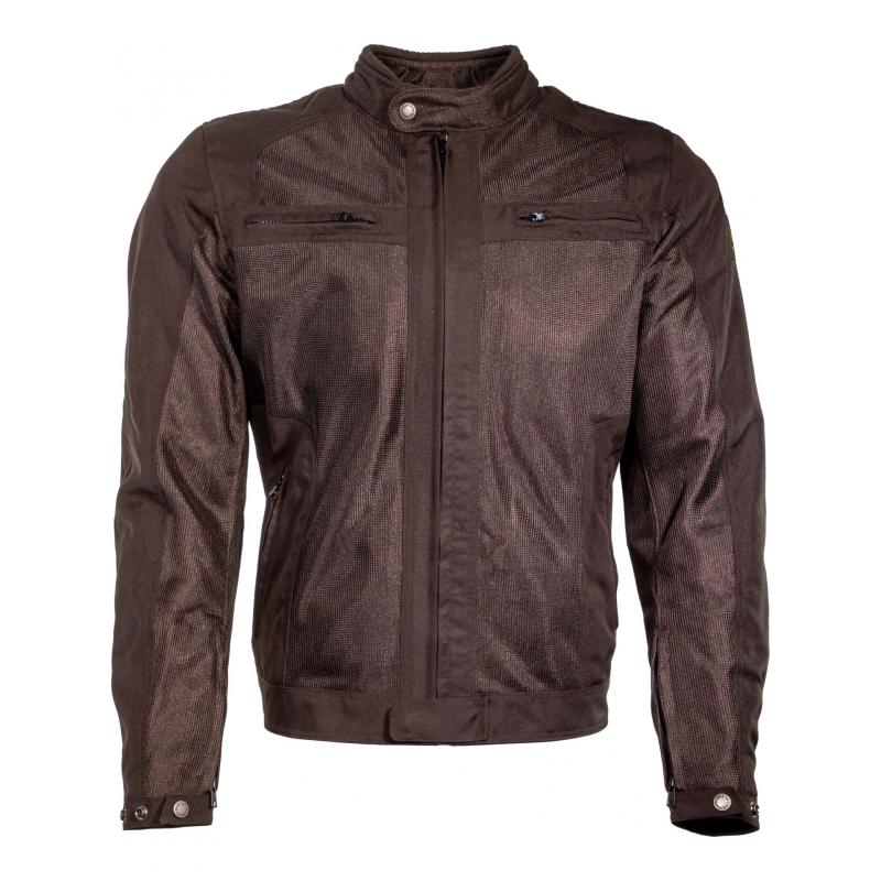 Blouson textile Helstons Spring Mesh marron- S