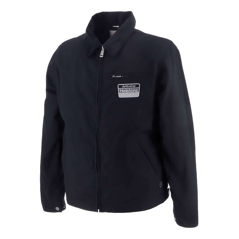 Blouson textile Helstons Worker noir