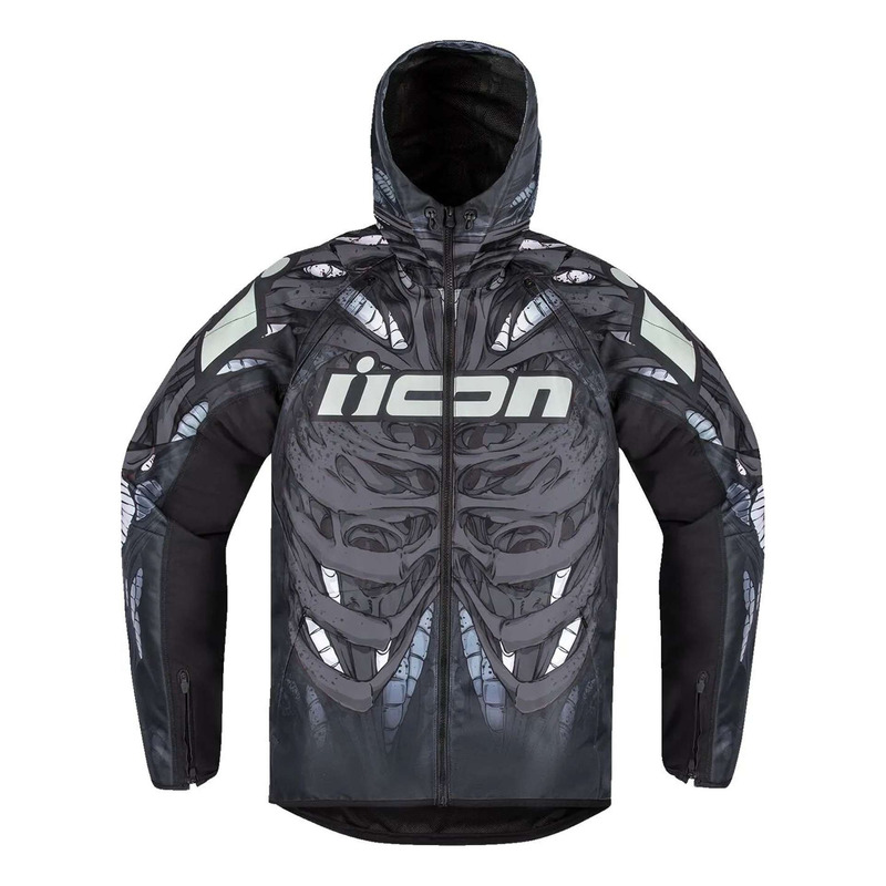 Blouson textile Icon Manik’RR™ noir/gris