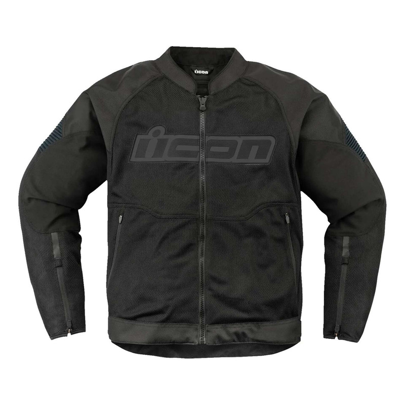 Blouson textile Icon Overlord3™ Mesh noir