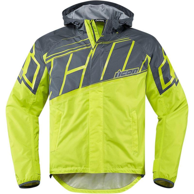 Blouson textile Icon PDX 2 Waterproof hiviz- L