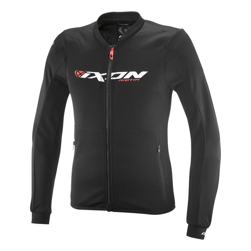 Blouson textile Ixon Arma noir/blanc/rouge vif