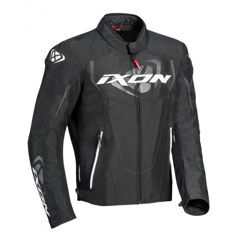 Blouson textile Ixon Cobra noir/blanc- S
