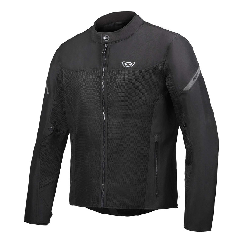 Blouson textile Ixon Fresh C noir (grandes tailles)- C-2XL