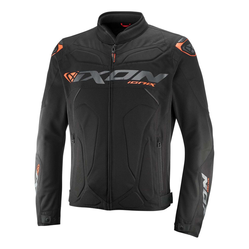 Blouson textile Ixon Ionix black/anthracite/orange