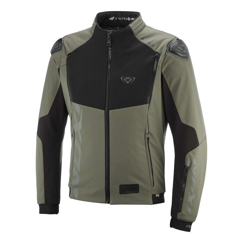 Blouson textile Ixon Pulsion kaki/noir