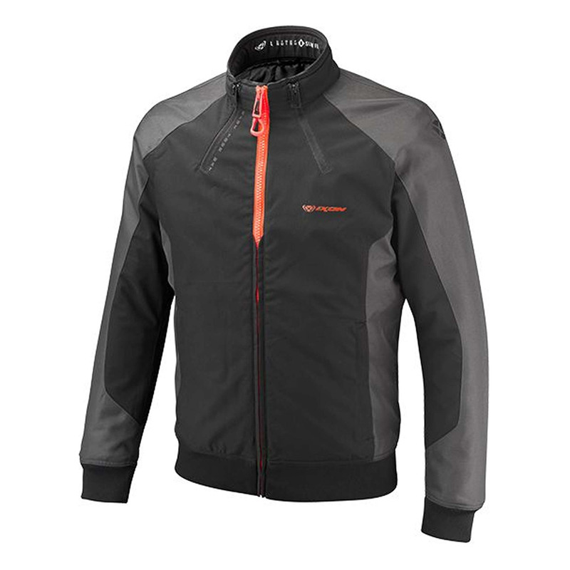 Blouson textile Ixon Siwa noir/anthracite/rouge vif