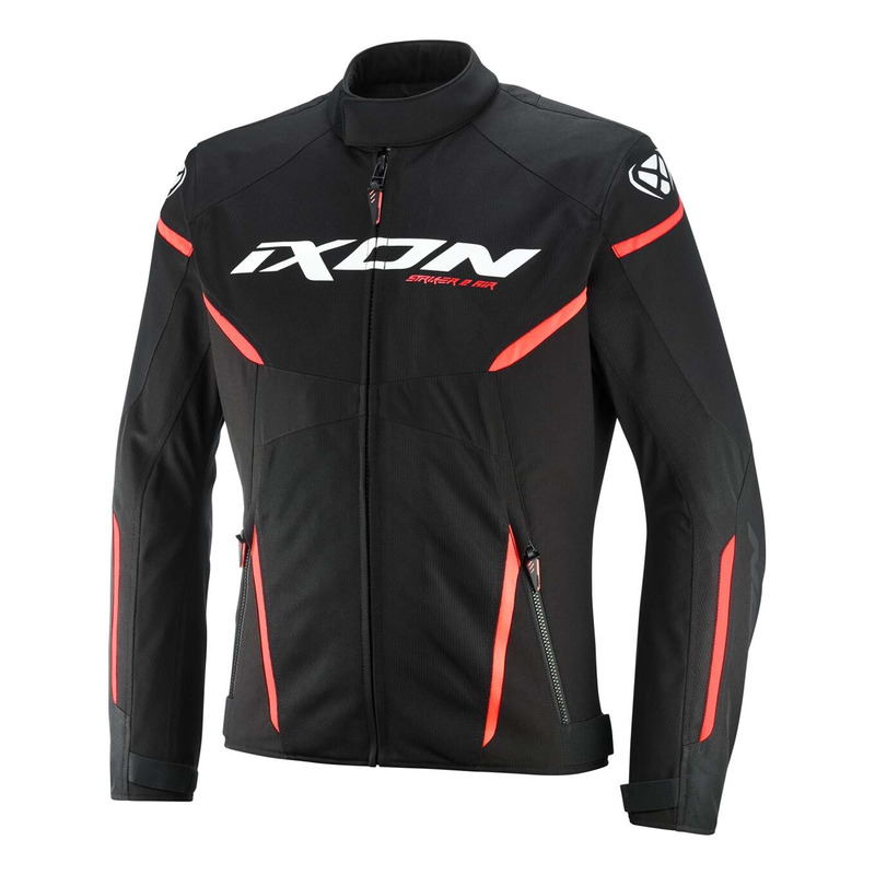 Blouson textile Ixon Striker 2 Air WP black/white/red- L