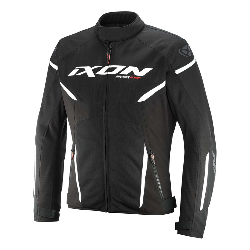 Blouson textile Ixon Striker 2 Air WP black/white- M