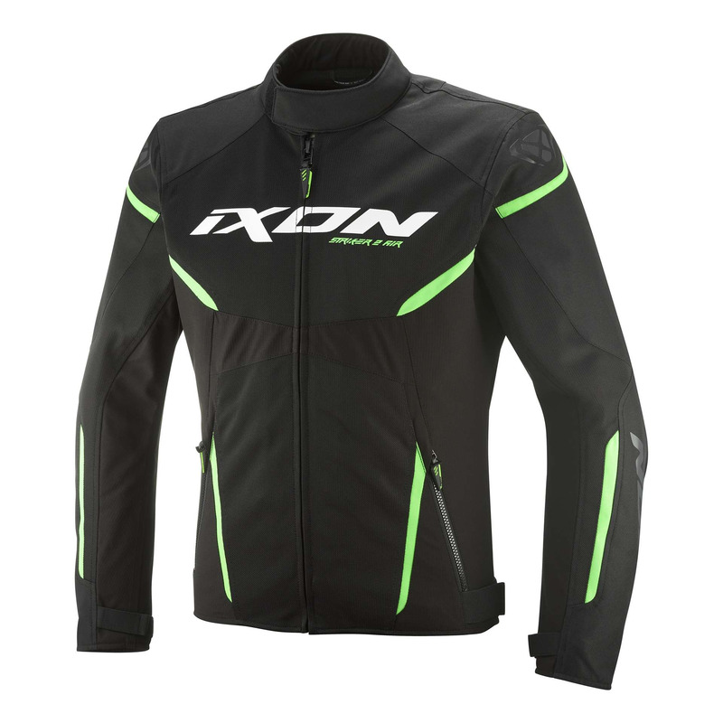 Blouson textile Ixon Striker 2 Air WP noir/vert