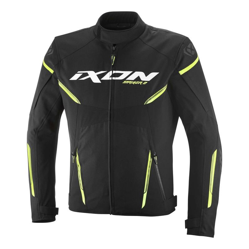 Blouson textile Ixon Striker 2 noir/jaune vif