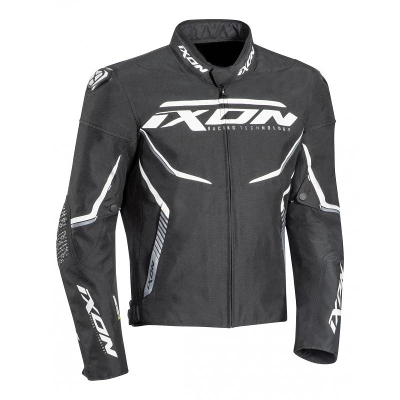 Blouson textile Ixon Swinter Sport noir/blanc- M