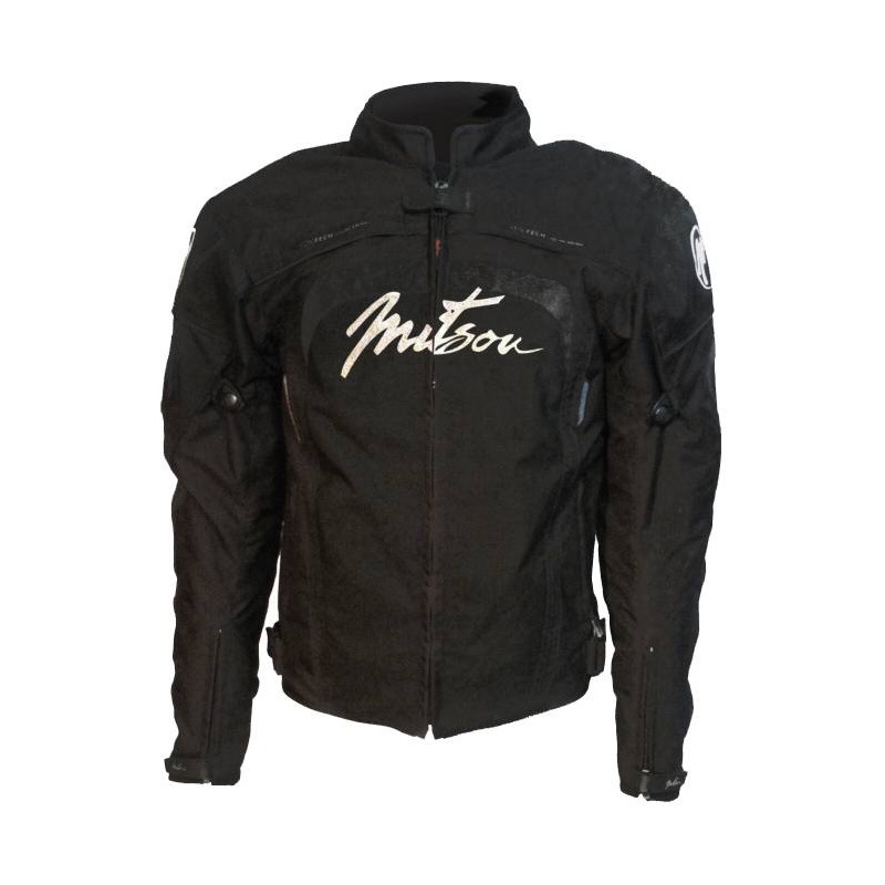 Blouson textile Mitsou Melt 3 noir/blanc