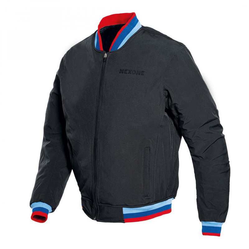 Blouson textile Nexone Gianni noir/bleu/rouge