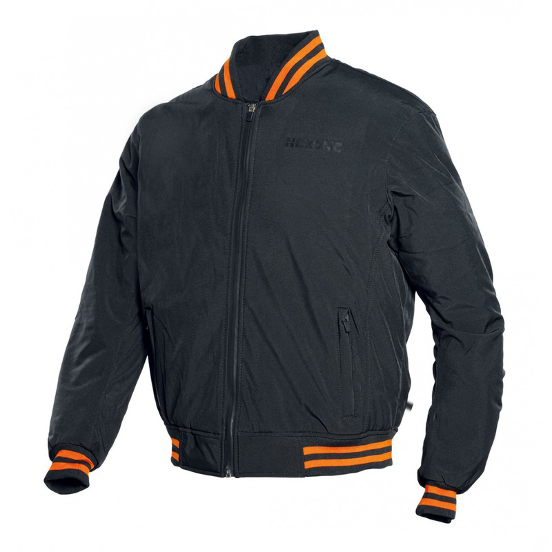 Blouson textile Nexone Gianni noir/orange