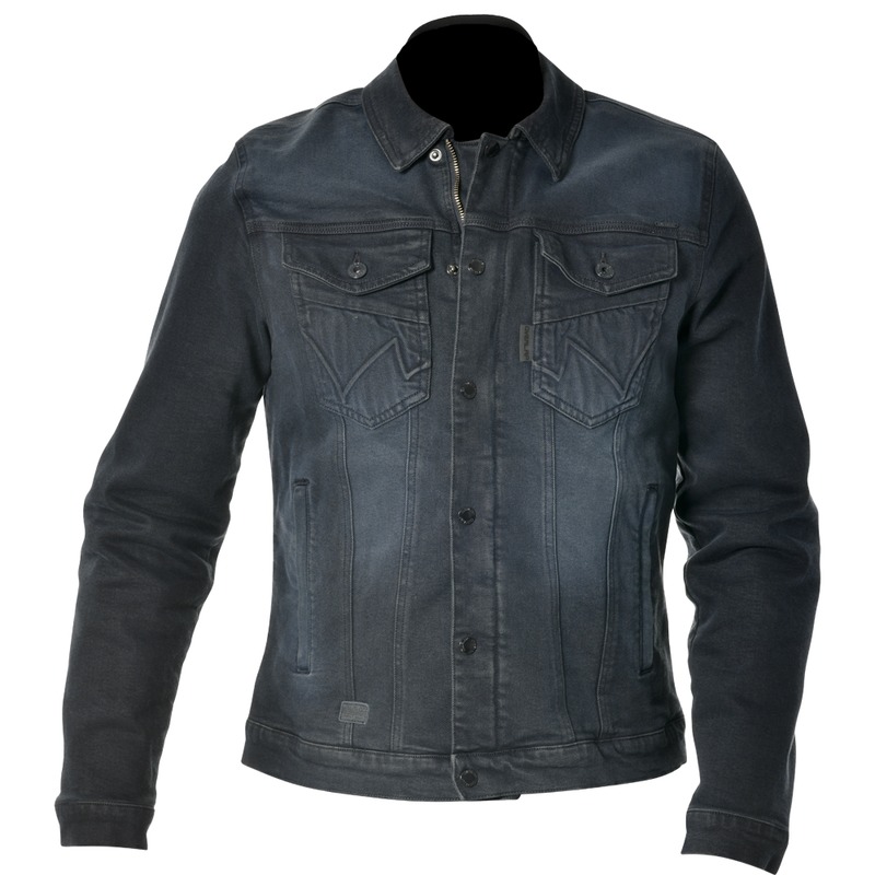 Blouson textile Overlap Darren bleu- S