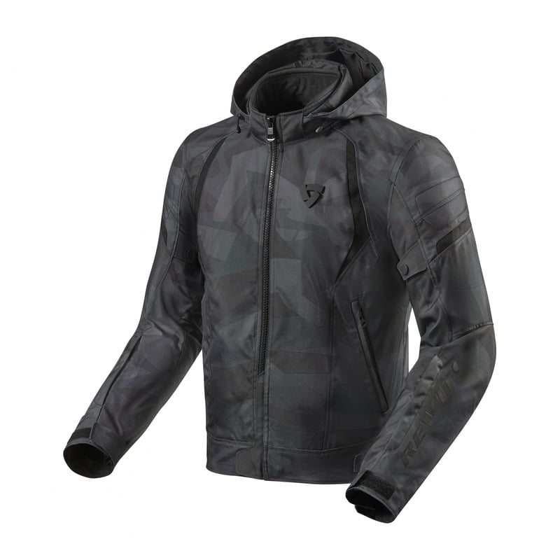 Blouson textile Rev'it Flare 2 camouflage noir/gris