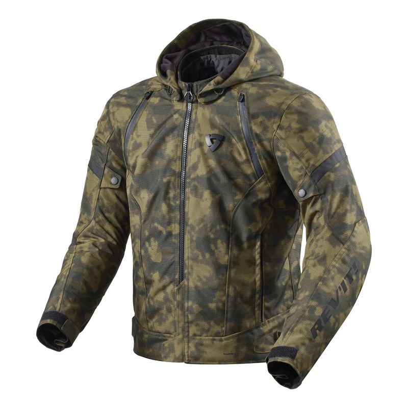 Blouson textile Rev’It Flare 3 H2O camo/dark green