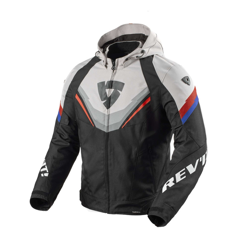Blouson textile Rev’It Quantum 3 H2O black/light grey