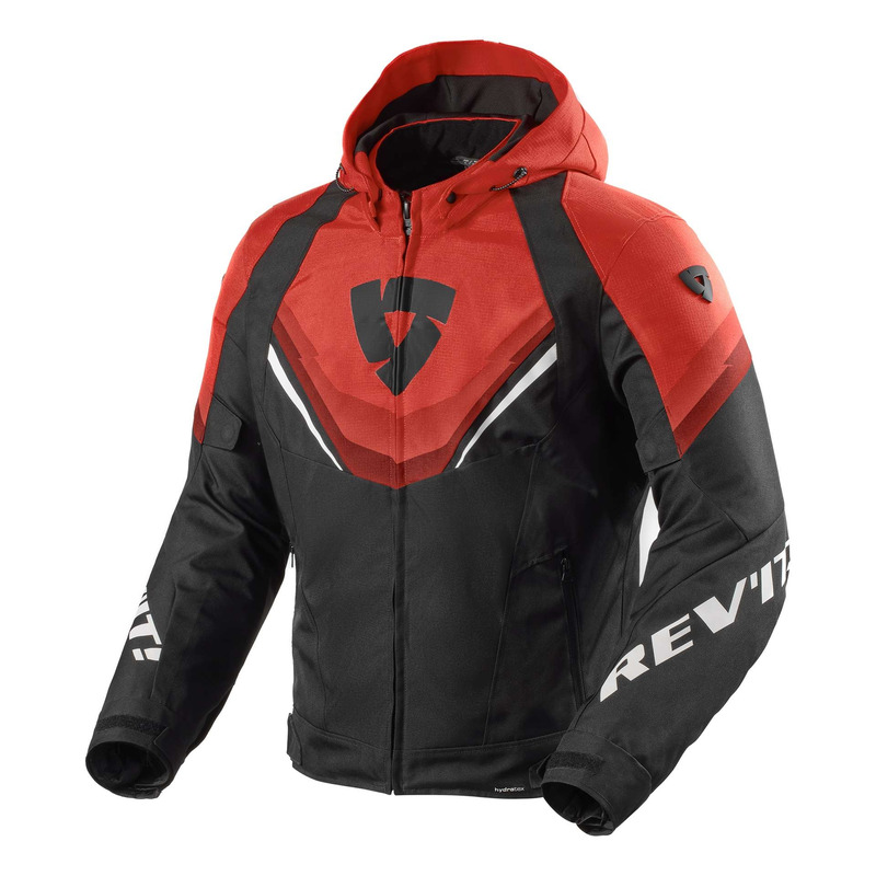 Blouson textile Rev’It Quantum 3 H2O black/red