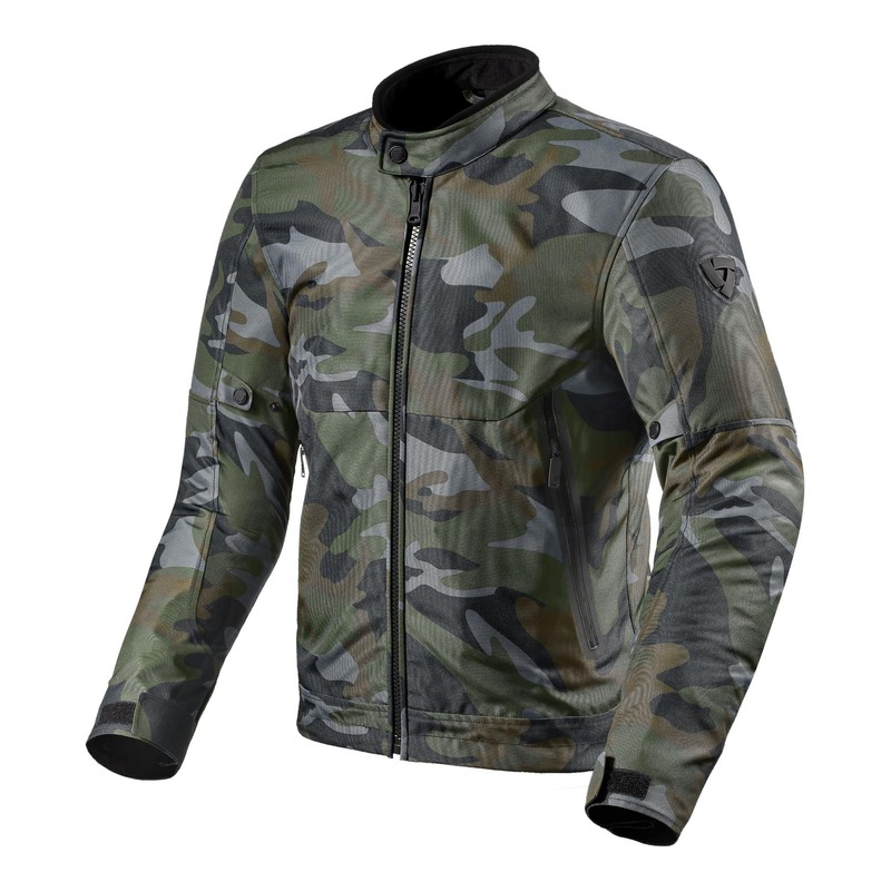 Blouson textile Rev’it Shade H2O camo gris clair- S