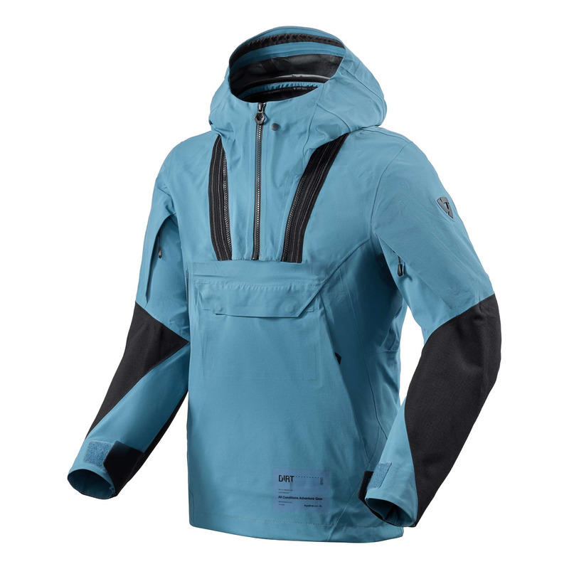 Blouson textile Rev’It Smock Blackwater 3 H2O bleu/noir