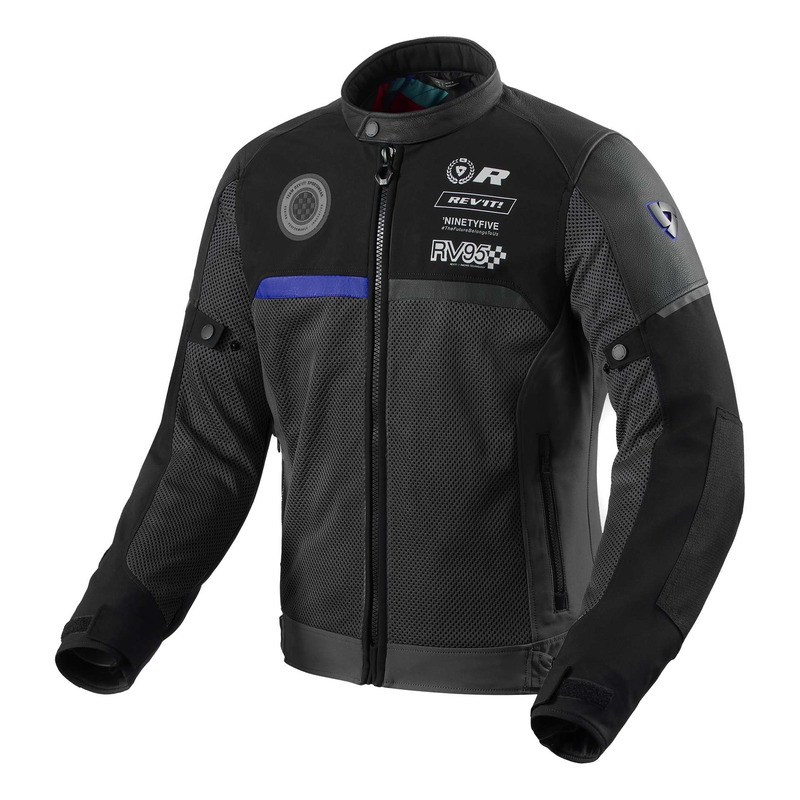 Blouson textile Rev’It Swiftblade black/blue