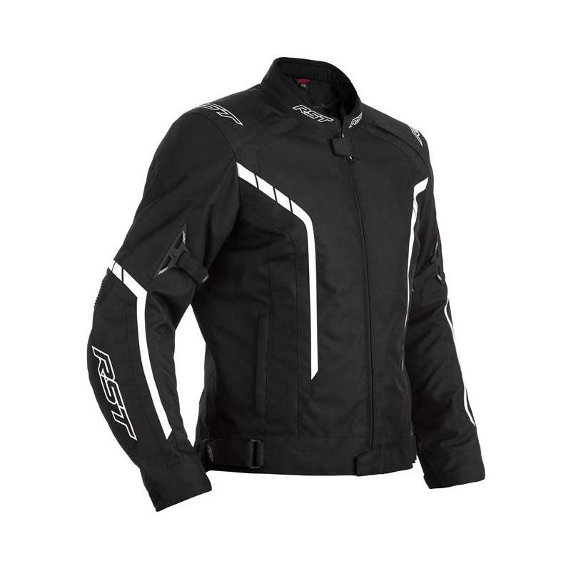 Blouson textile RST Axis noir/blanc- S