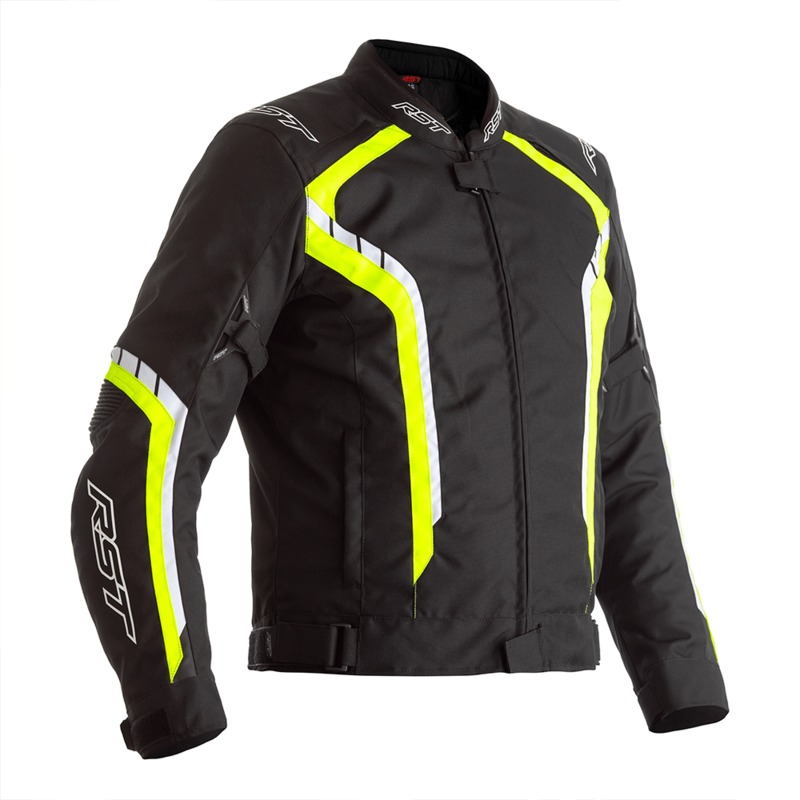 Blouson textile RST Axis noir/jaune fluo- S