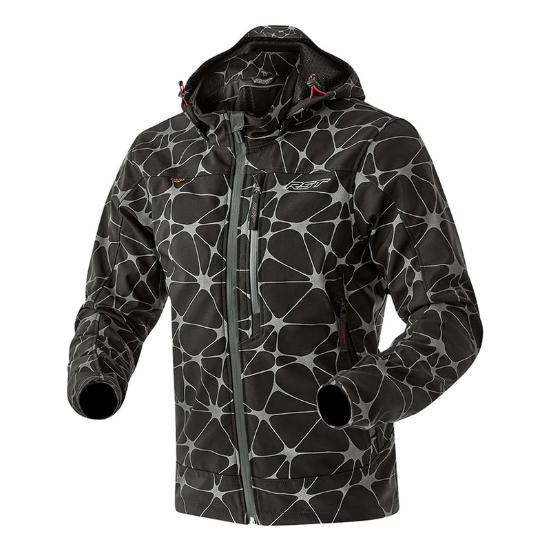 Blouson textile RST Havoc D3O noir/gris