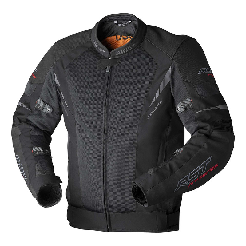 Blouson textile RST Pro Series Ventilator D3O noir