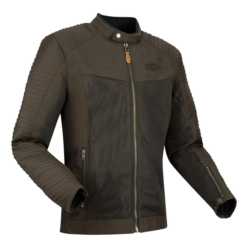Blouson textile Segura Dikinson marron- S