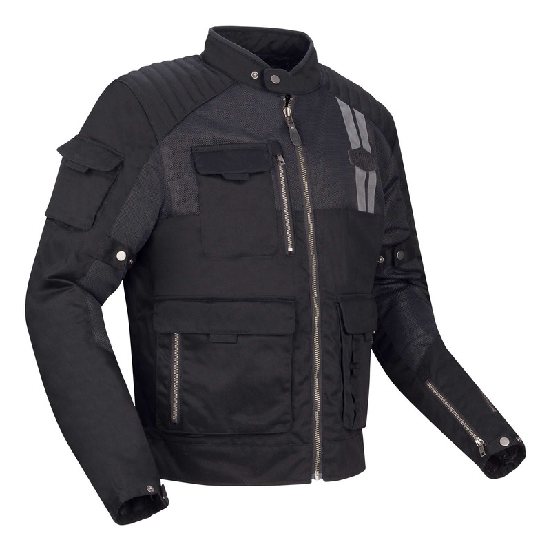 Blouson textile Segura Trevor noir