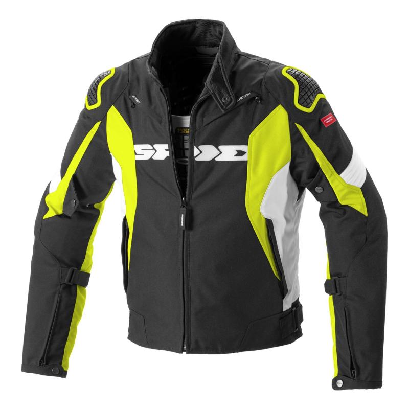 Blouson textile Spidi Sport Warrior H2Out jaune fluo- S