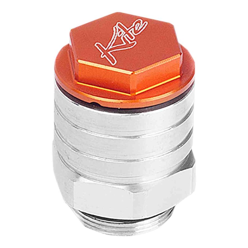 Bocal de maître cylindre de frein arrière Kite en aluminium orange p