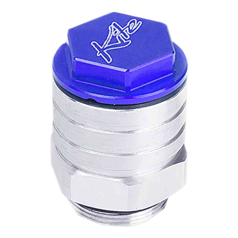 Bocal de maître cylindre de frein arrière Kite en aluminium bleu pou