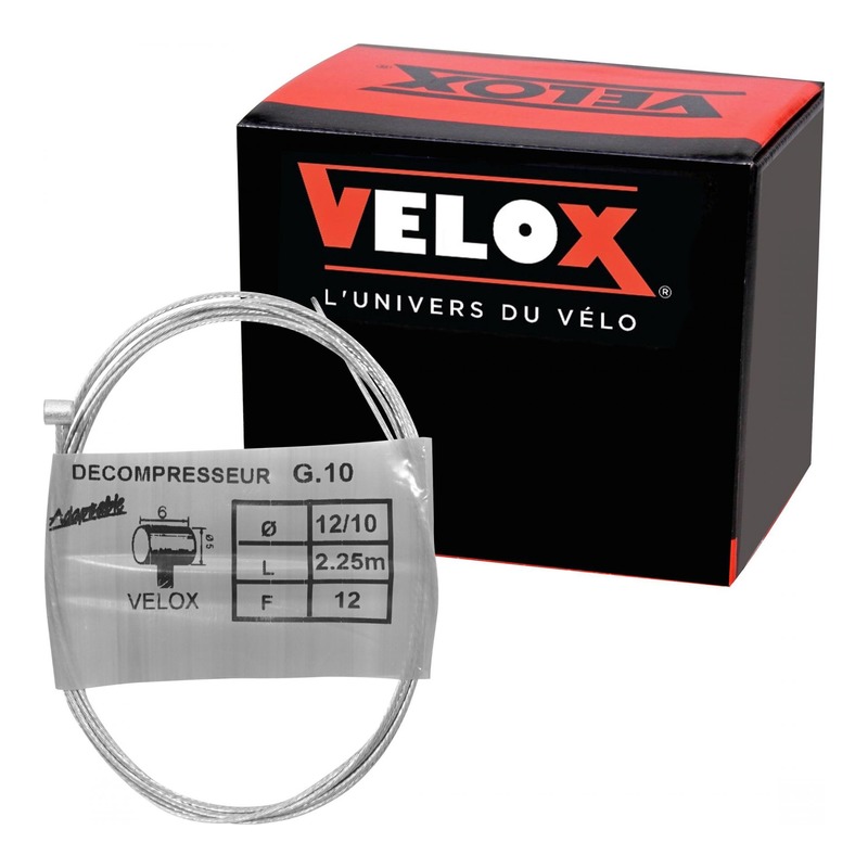 Boîte de 25 câbles d’accélérateur Velox G.10 5x7mm Ø 12/10 2,25