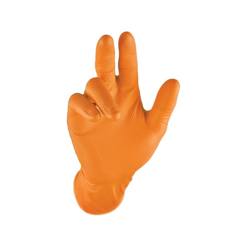 Boîte de gants Brazoline taille L orange