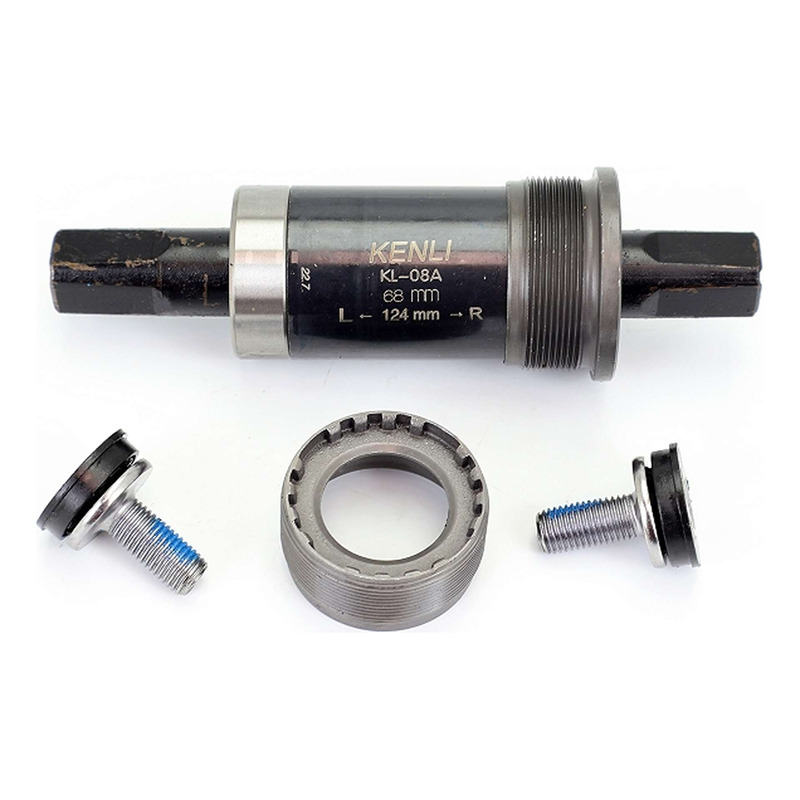 Boîtier de pédalier axe carré L124 en acier