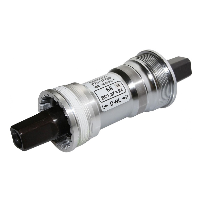 Boîtier de pédalier Shimano BB-UN55 à axe carré pour filetage angl