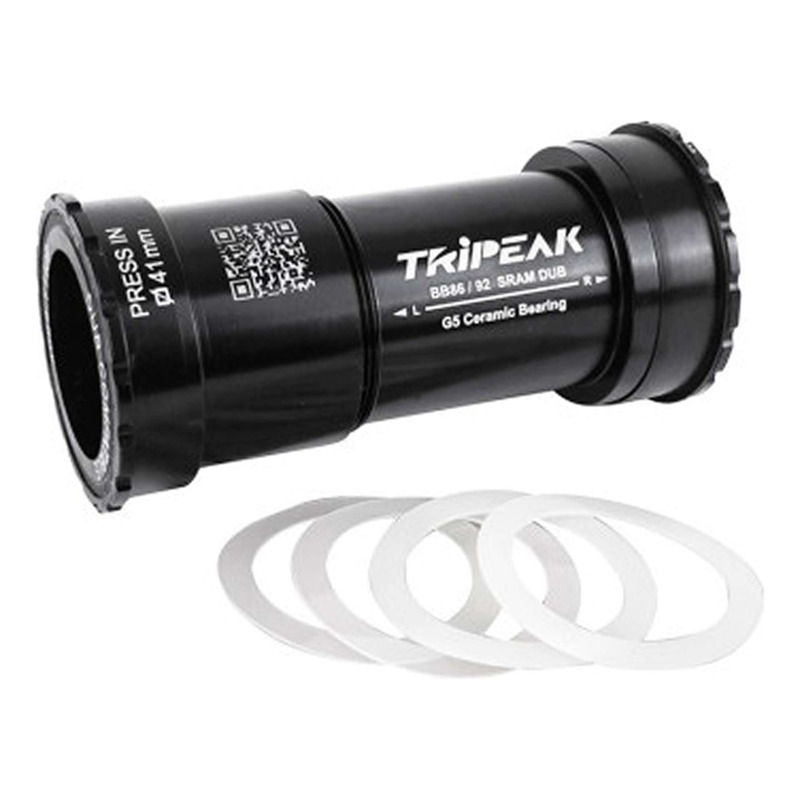 Boîtier de pédalier Tripeak Twist Fit 86/92 mm G5 céramique - Sram DUB