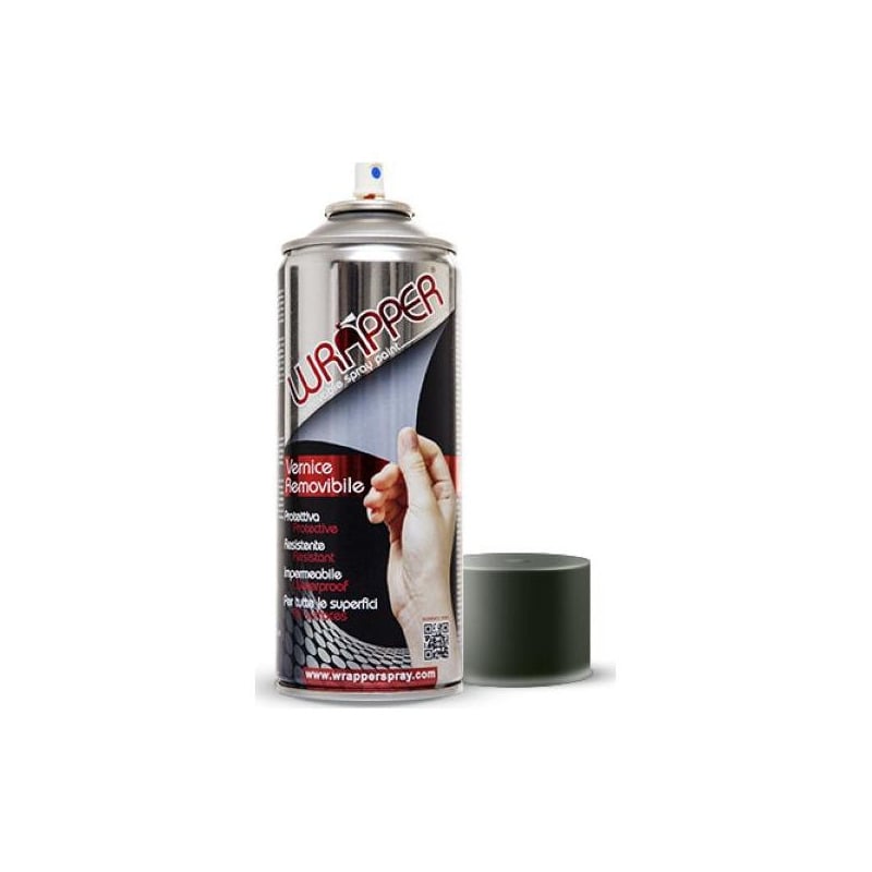 Bombe de peinture gris foncé élastomère WrapperSpray de 400ml