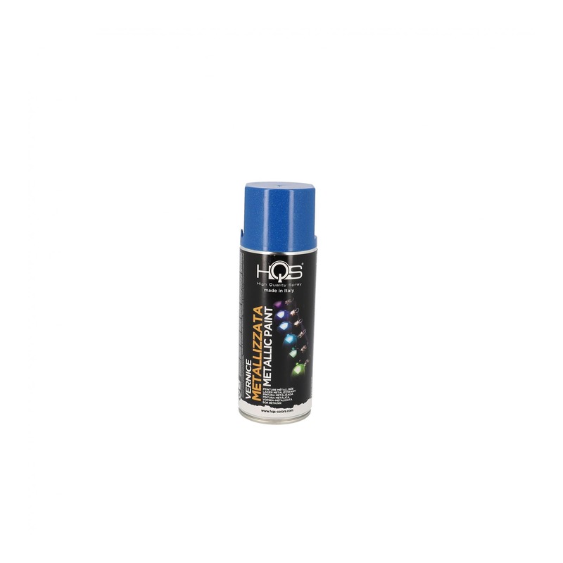 Bombe de peinture HQS bleu métal ral 2510 400ml