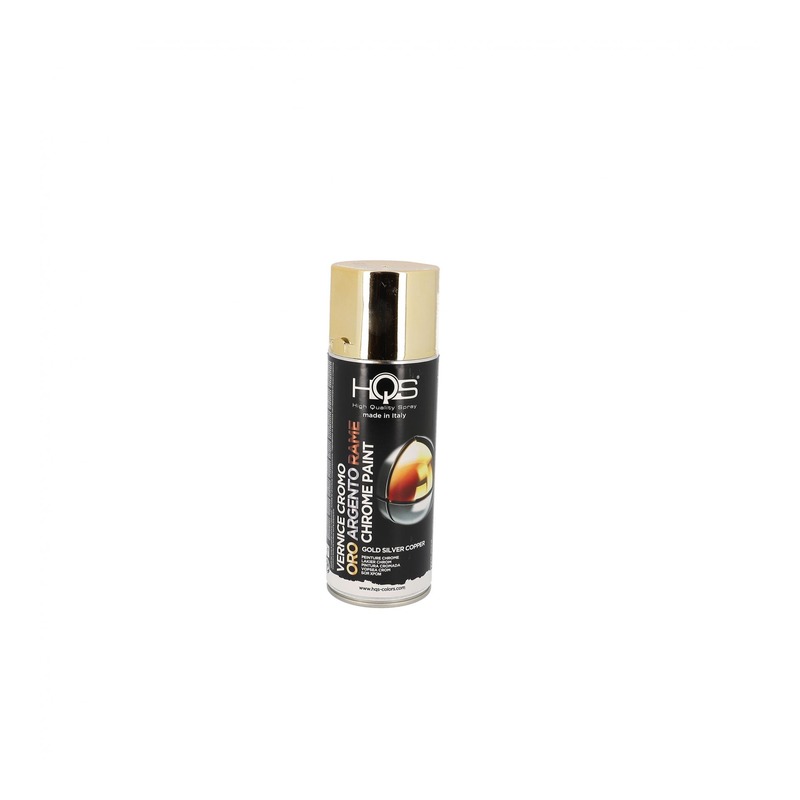 Bombe de peinture HQS chrome or 400ml